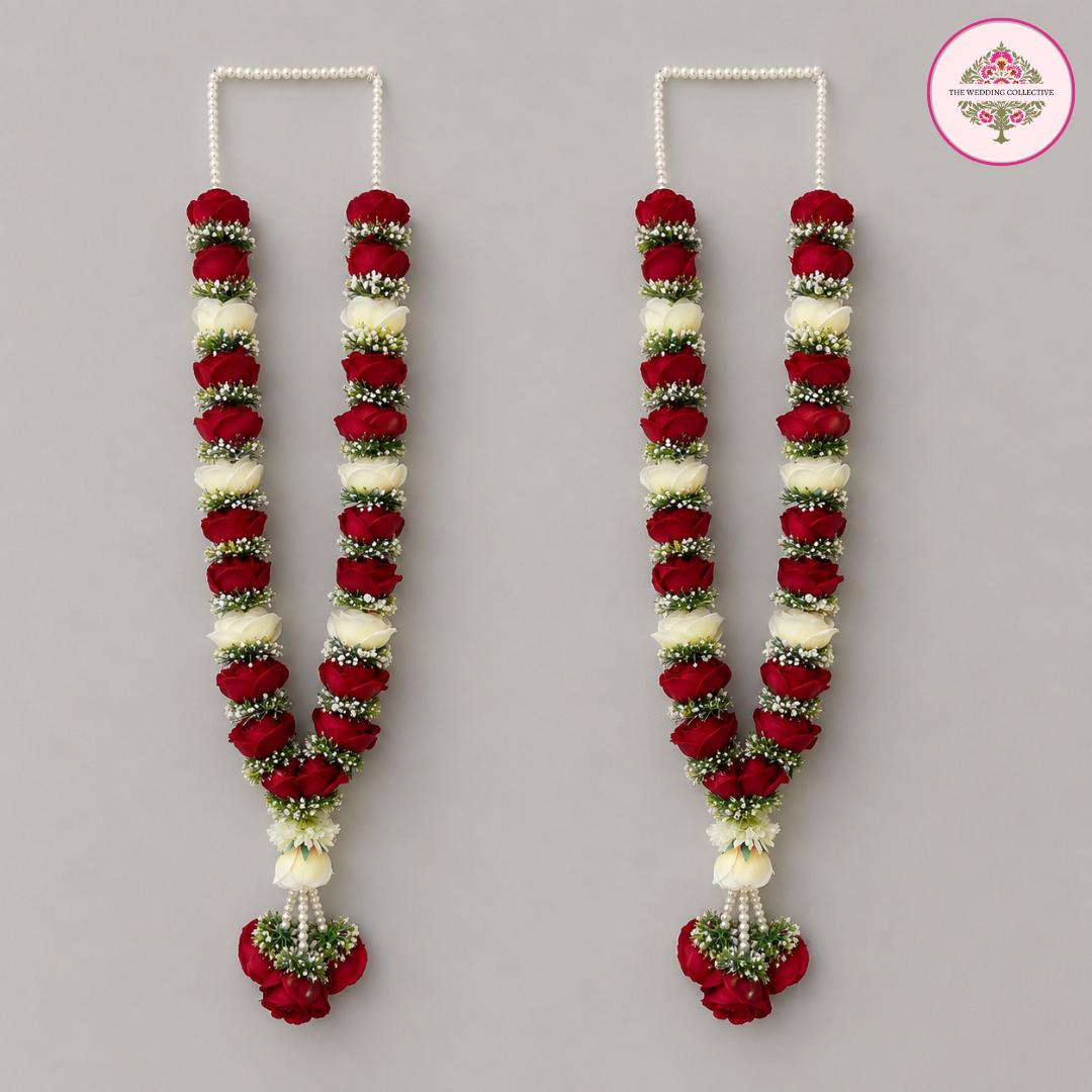 Shahi Rose Artificial Varmalas Set